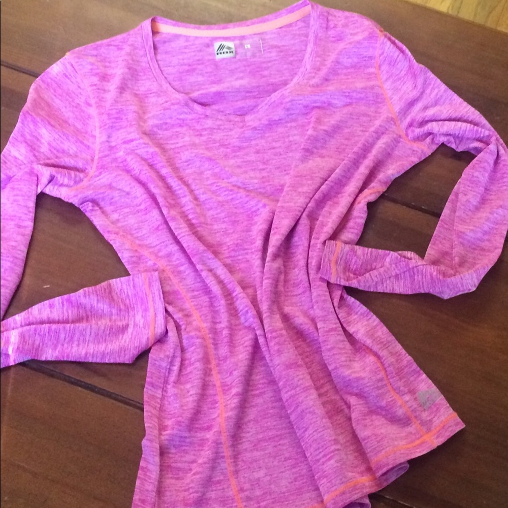 RBX large pink performance workout top